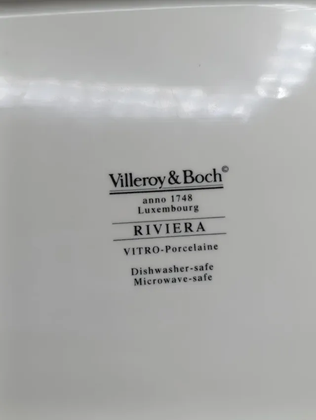 Vassoio rettangolare in porcellana Villeroy Boch Riviera