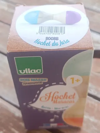 Confezione regalo per neonati con fasciatoio e sonaglio Vilac