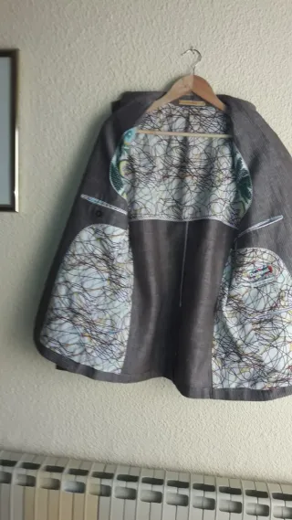 Americana Desigual beige oscuro Talla M