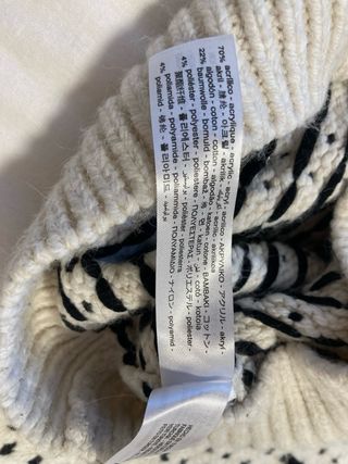 Jersey grueso con lazos