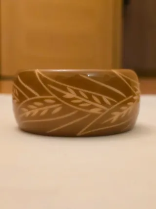 Pulsera Beige Diseño Floral