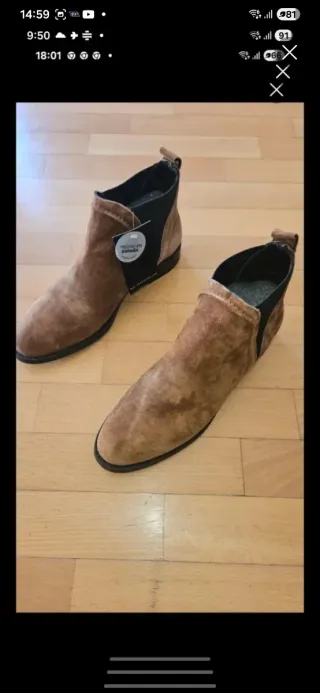 Botas de ante mujer a estrenar