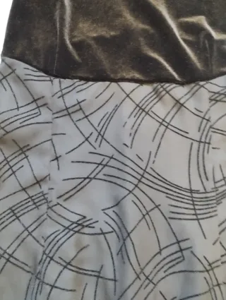 Vestido largo negro de fiesta