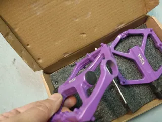 Pedales de Plataforma Morados Nuevos