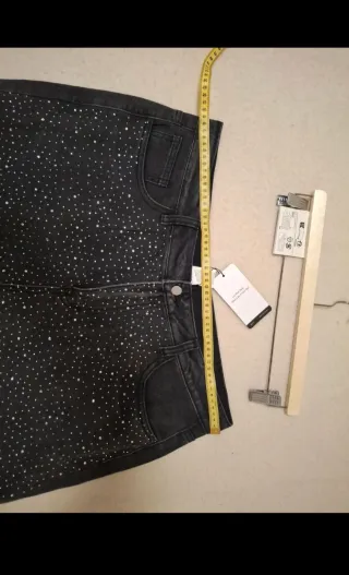 Jeans neri glitterati SHEIN