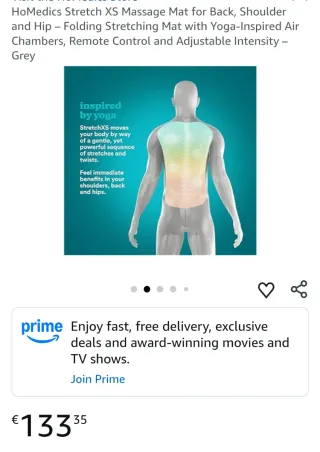 HoMedics Stretch XS Colchoneta Masaje