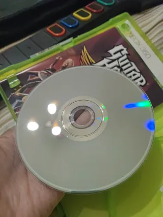 Guitar Hero Xbox 360 Chitarra + Gioco + Custodia