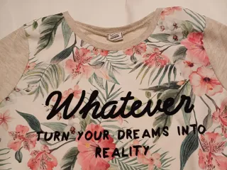 Sudadera floral mujer