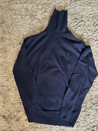 Jersey Cuello Alto Polo Ralph Lauren Azul