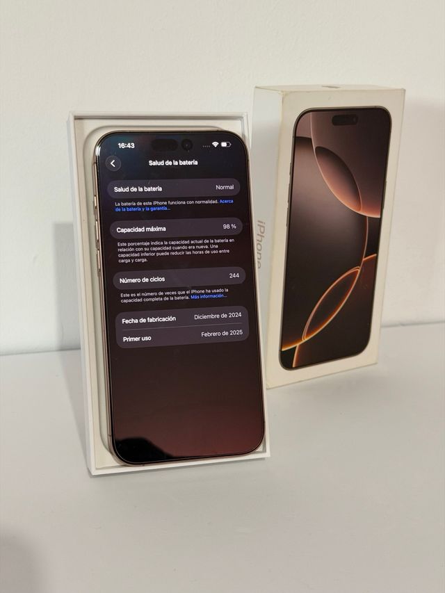 iPhone 16 Pro Max 512GB cómo nuevo