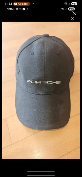 Gorra Porsche Negra