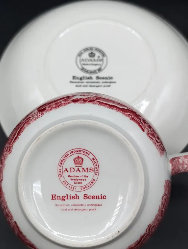 Ciotola e piatto Adams Wedgwood