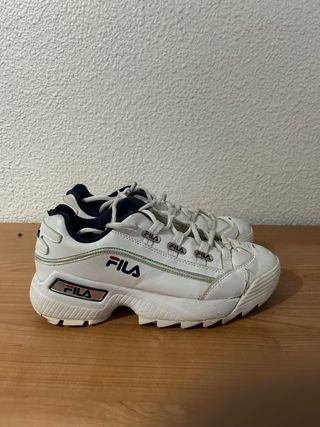 Zapatillas Fila Chunky Mujer Blancas