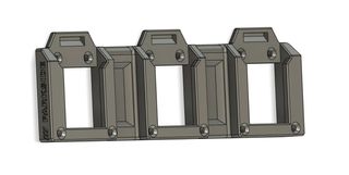 2 Soportes rectos para 3 baterías PARKSIDE 20 V