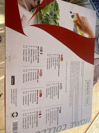 Set Coltelli Royalty Line Manico Ceramica