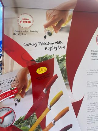Set Coltelli Royalty Line Manico Ceramica
