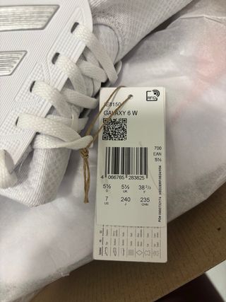 Zapatillas Adidas Galaxy 6 Mujer Talla 38 2/3