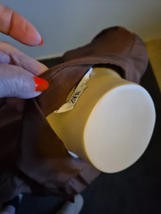 ZARA camisa unisex crespón.