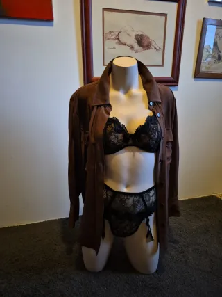 ZARA camisa unisex crespón.