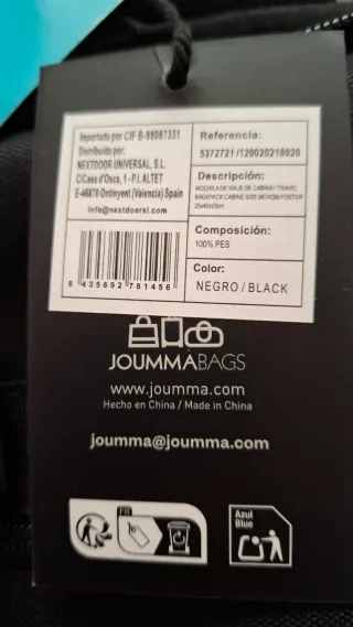 Mochila de cabina Movom negra sin estrenar