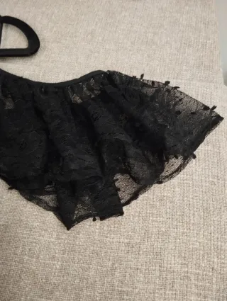 Vestido Negro Mango Talla M