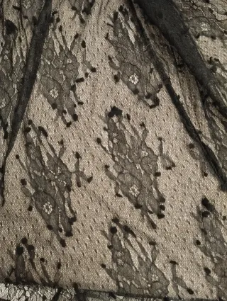 Vestido Negro Mango Talla M