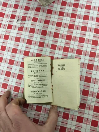 Agenda Médica 1945 Agosto