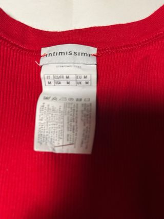 Canottiera Intimissimi Rossa Taglia M