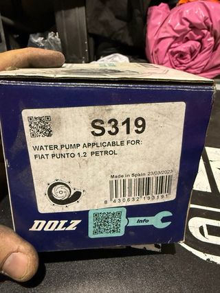 Bomba de agua Fiat Punto 1.2