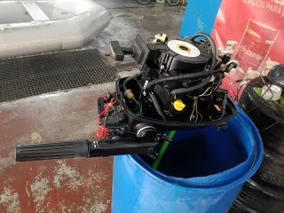 Barca hinchable con accesorios