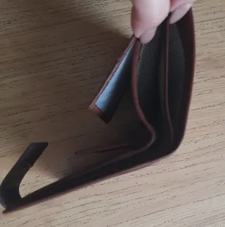 Cartera de piel MONPIEL hombre marrón