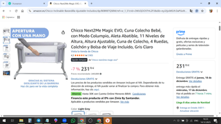Cuna Chicco Next2me Magic Evo
