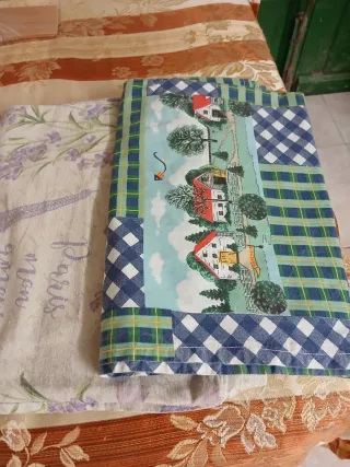 Set 4 Tovaglie fantasia floreale e a quadri