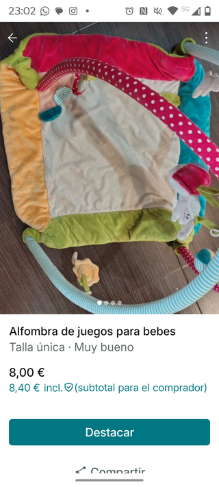 Alfombra de juegos para bebés