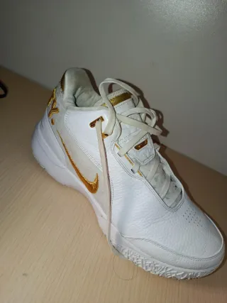 Zapatillas Nike Lebron NXXT Gen Ampd Oro Blanco