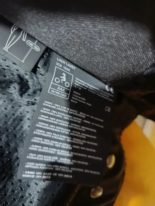 Chaqueta motera SEGURA Negra Talla M