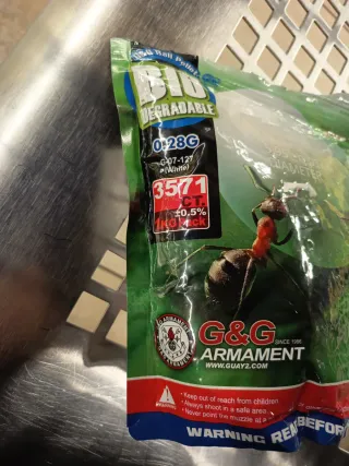Bolitas G&G Biodegradables Airsoft 0.30g