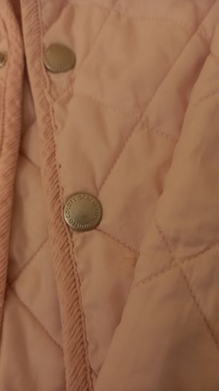 Parka Benetton Rosa Acolchada Niña