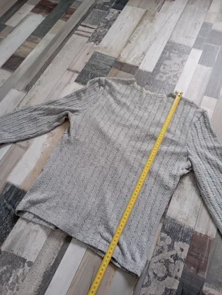 Jersey manga larga con nudo