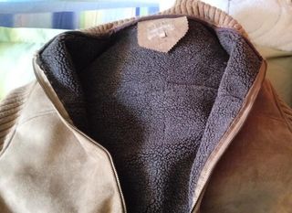 Cazadora Piel Vuelta Forrada Borreguito