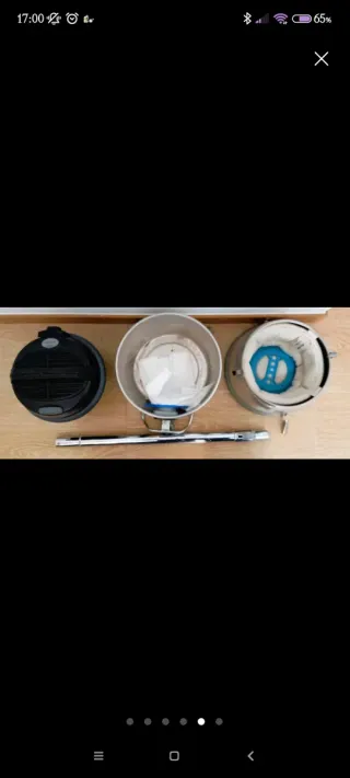 Aspirador industrial con manguera