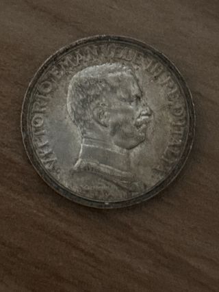 2 Lire d'argento Italia 1914-R