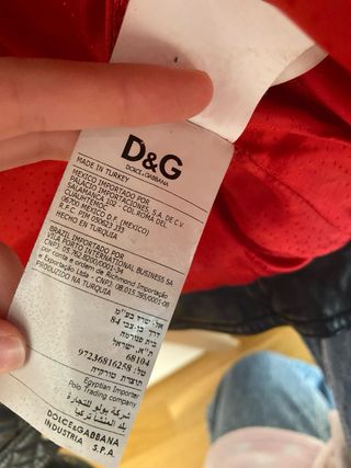 Giacca Pelle Nera Dolce & Gabbana.