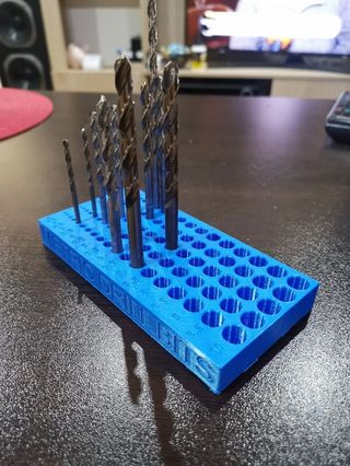 Soporte para mesa para brocas del numero 1 al 10mm