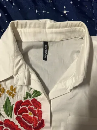 Camicia Naheva Ricamata Floreale