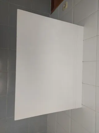 Tavolo da cucina pieghevole bianco