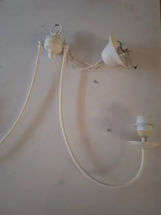 Lampada da soffitto bianca