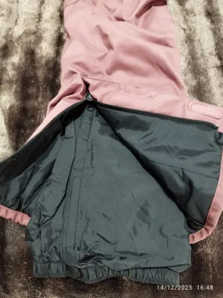 Pantalón de nieve mujer rosa
