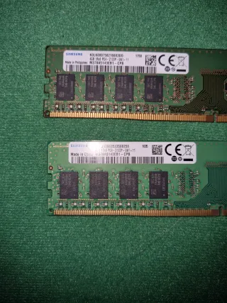 2x 4GB DDR4 RAM Samsung