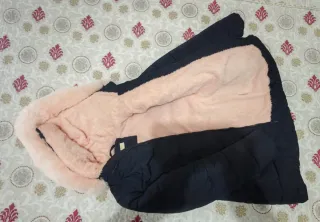 Chaquetón niña capucha pelo talla 13-14